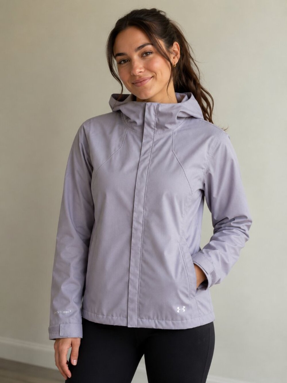 Under Armour UA Storm Lavender Hooded Jacket Small NWOT Lightweight Shell